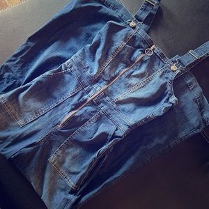 Denim Overalls